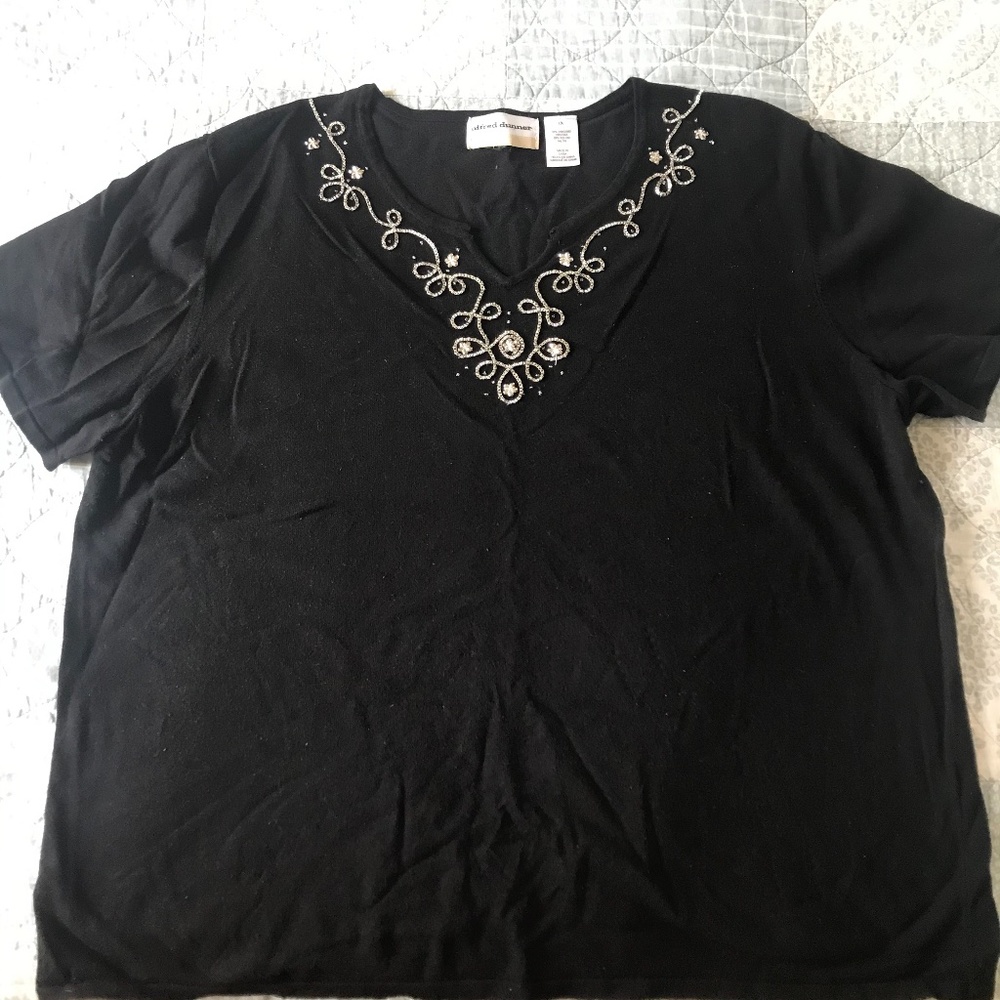 Alfred Dunner Short-Sleeve Sweater